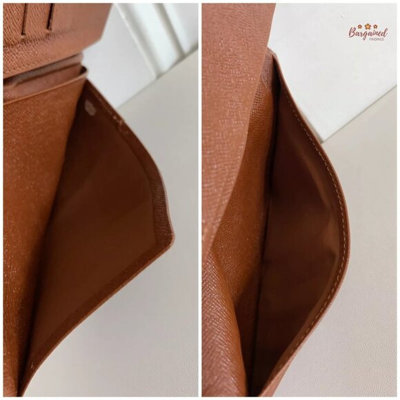 Authentic LOUIS VUITTON Monogram Coated Canvas Portefeuille Brazza Bifold Wallet - Picture 9 of 11